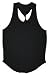 Victoria's Secret PINK Twist Back Tank Medium Pure Black