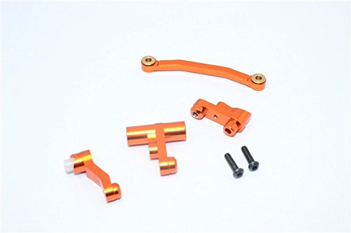 Traxxas LaTrax Rally / SST / Teton Upgrade Parts Aluminum Steering Assembly - 1 Set Orange
