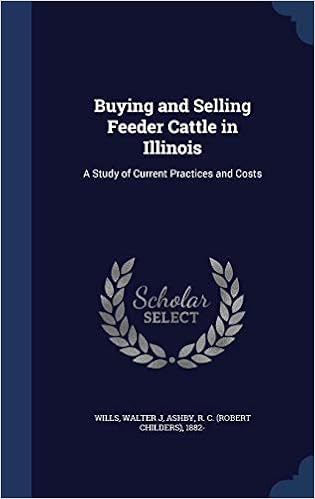 Buying And Selling Feeder Cattle In Illinois A Study Of Current
