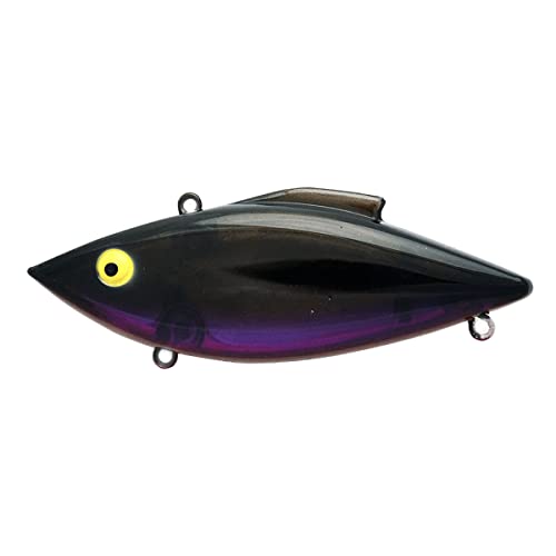 Bill Lewis Lifelike Vibrations Rat-L Super-Trap 1.5 OZ Lipless Crankbait Fishing Wobble Sinking Lure for Saltwater mag, Blurple, Talla Única