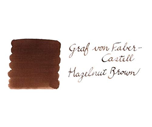 Graf von Faber-Castell Ink cartridges, Hazelnut Brown 6X, 141102