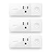 Wemo Mini Smart Plug, Wi-Fi Enabled, Compatible with Alexa (F7C063-RM2) (3 pack) (Renewed)