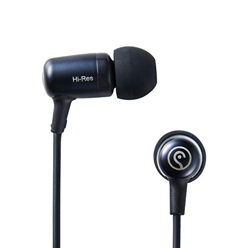 New: HE100, EarStudio High-Resolution Earphones, 3.5mm in-Ear Headphones, Distinctive Clear Sound, Single Powerful Hi-Res Dynamic Driver, Comfort Fit, in-line Microphone
