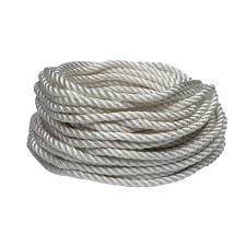 EVERSTRONG 100% Nylon Twisted Rope in 200 Ft hank x various sizes, 3/16", 1/4", 5/16",3/8",1/2", 5/8",3/4",7/8",x",1-1/8",x1-1/4",1-1/2" (3/16")