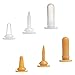 WELL LOVE Pet Syringe - Medicine Saver - Small Animal Feeding - Medicinal Dropper - Oral Syringe - 6pcs Replaceable Soft Tip for Dogs & Cats