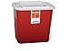 Medline Wall-Mounted Sharps Containers, 2 Gallon Capacity, Sliding Lid, Red, Pack of 20 - Your Trusted Solution for Safe Medical Waste Disposal