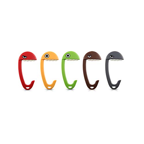 Portable Bag Hanger Holder Bagman Purse Hook Storage Multi Purpose Hooks For Travel Desk And Chair Durable Sturdy Cute Red