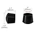 12 Pieces Rubber Chair Leg Caps, Chair Leg Caps, Chair Tips, 1 inch Chair Caps Legs, Black