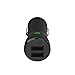 mophie Dual USB Car Charger for iPhone and Androind Smartphones (2.4A) - Black