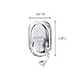 Command Cord Clips, Small, Clear, 8-Clips (17302CLRES), Organize Damage-Free