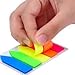 Adorox (320 Pieces, Ruler Included) Neon Page Marker Index Colored Tab Flags Office Memo Holder Florescent Sticky Note