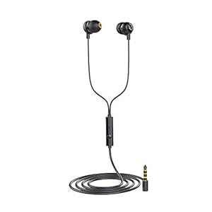 Infinity Zip 20 in-Ear Deep Bass Headphones with Mic (Charcoal Black)