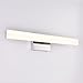 mirrea 24in Modern LED Vanity Light for Bathroom Lighting Dimmable 24w Chromed (Warm White 3000K)