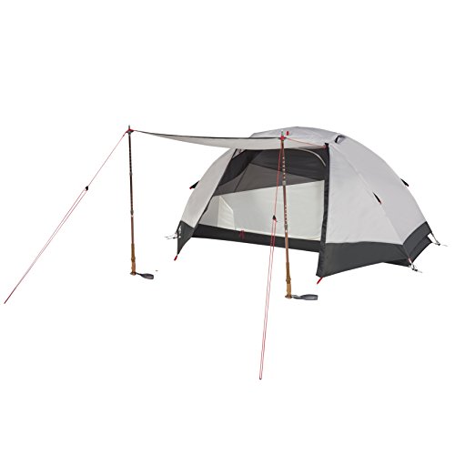 Kelty Gunnison 1 Person Backpacking and Camping Tent with Footprint, Grey