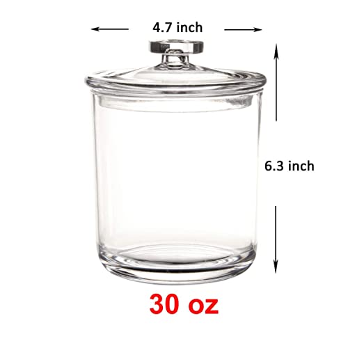 Youngever Clear Plastic Apothecary Jars (1 Set 30 Ounce) Pricepulse