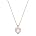 Pink Heart Pendant Necklace