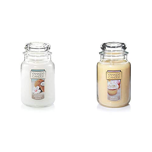 Yankee Candle Large Jar Candle, Coconut Beach & Large Jar Candle