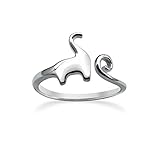 HANFLY- Sterling Silver Dinosaur Ring Designer Jewellery Adjustable Ring Size(US5-6)