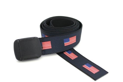 American Flag Hiker Belt Made in USA by Thomas Bates