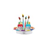 Creative Converting 317728 Art Party Centerpiece, 11.75" x 12", Multicolor