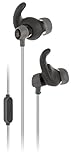 JBL Reflect Mini In-Ear Headphones 3.5mm Stereo Wired Sweatproof Earbud with 1 Button Remote and Mic (Black)