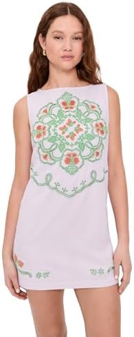 Free People Women's Willow Embroidered Mini Dress, Ivory, L at Amazon  Women's Clothing store