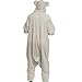 Silver Lilly Unisex Adult Pajamas - Plush One Piece Cosplay Koala Animal Costume