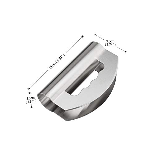 ONE FIVE DAY New, Double Bladed Chopper Stainless Steel Vegetable Salad Knife Pizza Bread Cutter Cheese Butter Slicer Kitchen Gadgets – Kitchen Utensils for Women, Men and Housewife