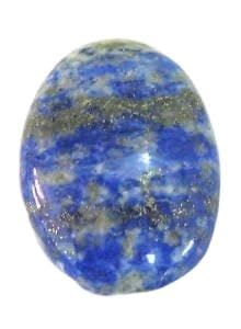 crystalmiracle Beautiful Lapis Lazuli Worry Stone Crystal Healing Wellness Thumb Stone Gift Positive Energy Chakra