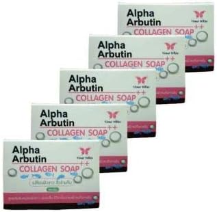Venut White Alpha Arbutin Collagen Whitening Reduces Stretch Marks Soap 80g