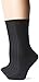 Hanes Women's 6 Pack Lightweight Comfort Blend Crew Extended Size, Black/Melon, 8-12