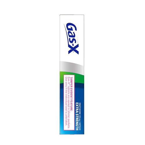 GAS-X EXTRA STRENGTH CHEWABLE GAS RELIEF TABLETS WITH SIMETHICONE 125 MG, CHERRY – 18 COUNT