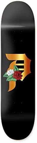 Primitive Skateboarding Black & Gold Dos Flores Skate Deck
