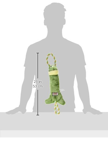 KONG Tugger Knots Frog Dog Toy, Medium/Large