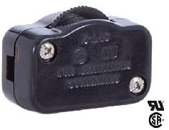 Brown Hi-Low Inline Rotary DIMMER Switch, Inline Lamp cord switch