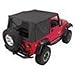 RAMPAGE PRODUCTS Complete Soft Top for Jeep Wrangler TJ | Tinted Windows, Includes Frame & Hardware, Vinyl, Black Diamond | 68835 | Fits 1997-2006 Jeep Wrangler TJ with Full Steel Doors