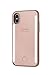 LuMee Duo Selfie Phone Case, Rose | Front & Back LED Lighting, Variable Dimmer | Shock Absorption, Bumper Case | iPhone X / iPhone XS