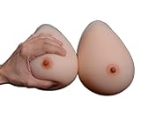 Envy Realistic Tear Drop Silicone Breast Form Cross Dresser Sz11 (5xl) DD CUP