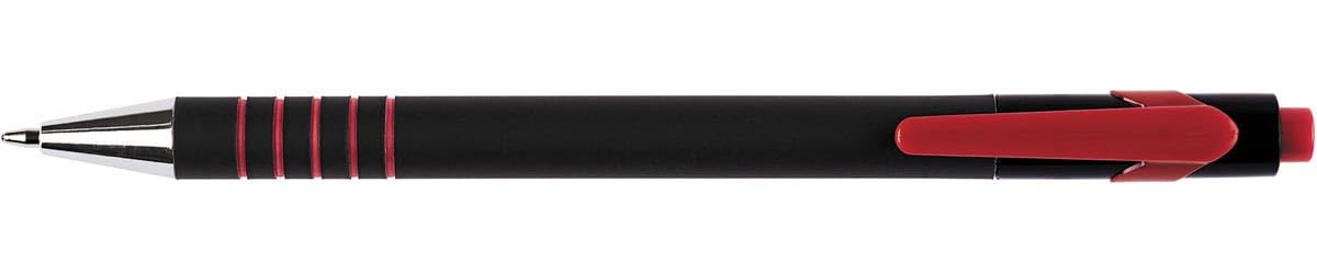 Q-Connect Lamda Ball Point Pen KF00671 - Red, Pack of 12
