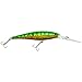 Berkley Flicker Minnow Fishing Lure, Slick Firetiger, 1/4 oz, 3in | 7.5cm Crankbaits, Realistic Minnow Profile, Sharp Dive Curve Gets to Fish Quickly, Equipped with Fusion19 Hook