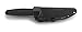 CRKT Strafe Fixed Blade Knife with Sheath: Field Utility Knife, Stonewashed Blade, Friction Grooves, Textured Handle, J-Hook Belt Carry 1210