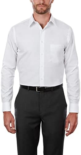 Van Heusen Men's Size FIT Dress Shirts Poplin (Big and Tall