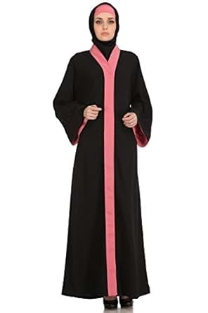 MyBatua Islamic Stylish Black Simple Casual & Formal Wear