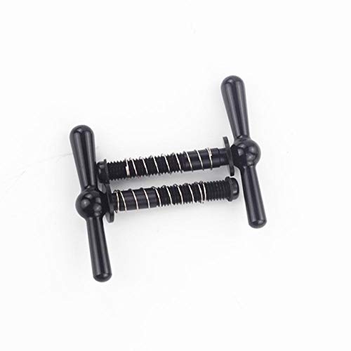 ACEOFFIX Hinge clamps for Brompton folding bike,magnet antique easy shell hinge levers limit Nut for Cycling Frame Tblack