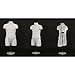 Toddler + Infant + Child Mannequin Torso, Dress Form Hollow Back Body Kids Set, with Metal Stand by EZ-Mannequins, for Craft Shows, Photos or Display, Easy to Use and Store, 9mo-7 Clothing Sizes.