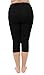 Cheapestbuy Women's Plus Size Capri Leggings Lightweight Soft Crop Leggings Basic Capris Yoga Pants
