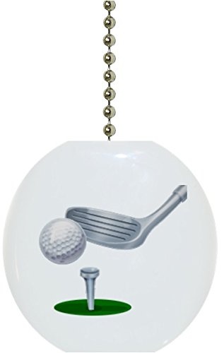 Golf Club Ball Tee Solid Ceramic Fan Pull