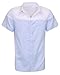 Calvin Klein Men's Short Sleeve Button Down Solid Shirt