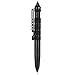 Tactical Pen Aircraft Aluminum Self Defense Pen with Glass Breaker Writing Multi functional Survial Tool (Black)