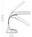 OttLite 18w Desk Lamp Flexible | Great for Table, Office, Home, Table, Dorm, Bedroom, College, Nightstand, Workspace, Studio, Study
